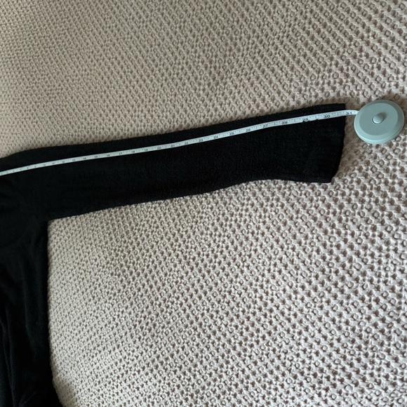 Barefoot Dreams CozyChic Lite Circle Cardigan – Black (XS/S) - Picture 7 of 9